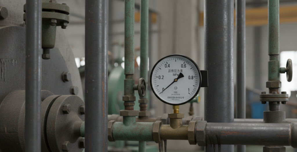 Presssure Gauge in Use