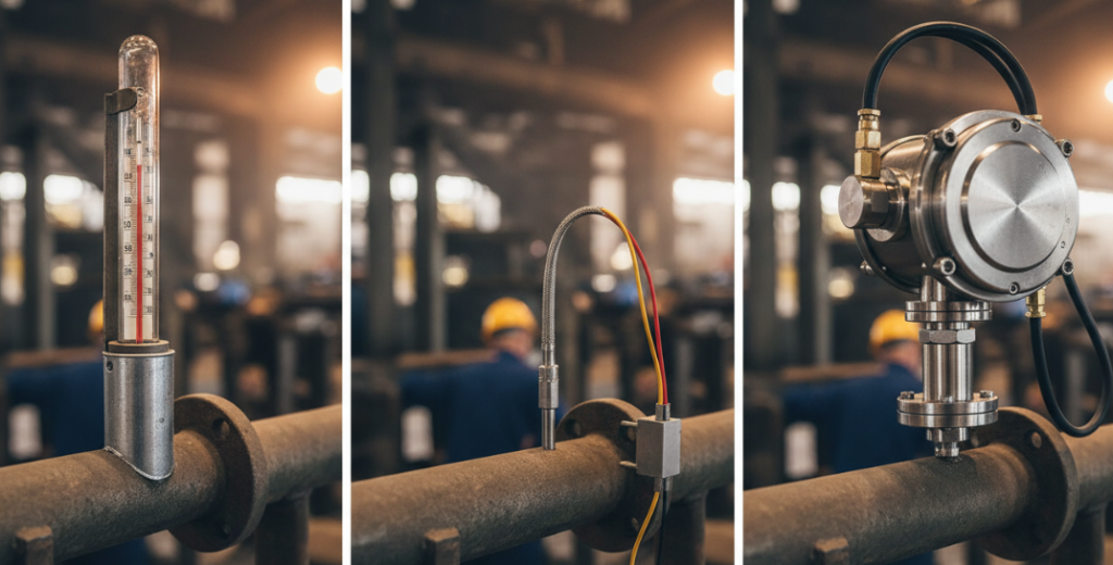 Various Temperature Sensors