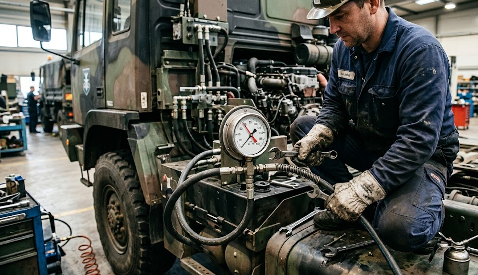 dual needle air pressure gauge for people