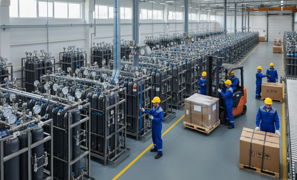 Oxygen cylinder pressure gauge applicable to people