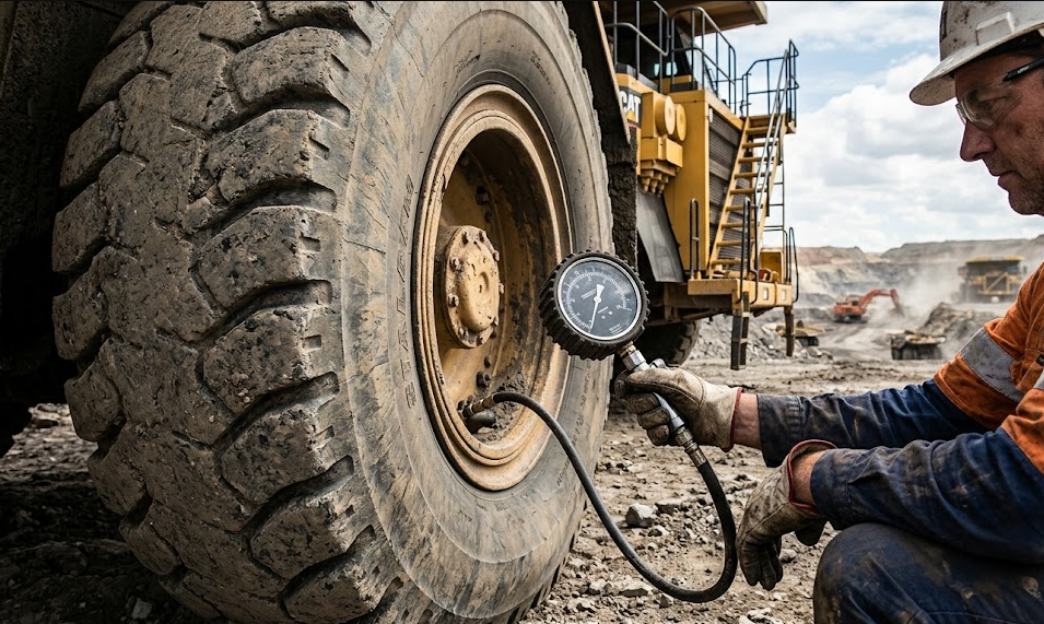 Liquid filled tire pressure gauge applicable to people