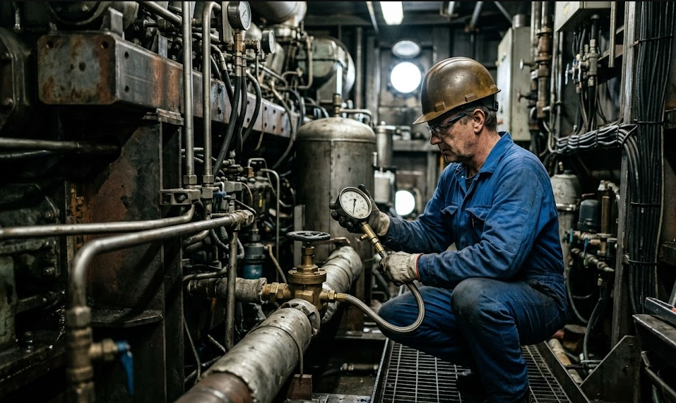 Liquid filled tire pressure gauge applicable to people