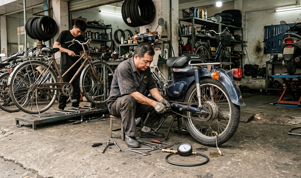 Liquid filled tire pressure gauge applicable to people
