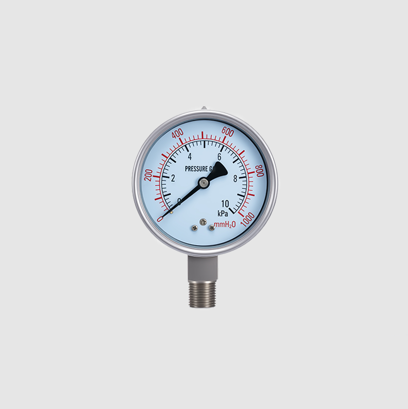 All Stainless Steel Safety Pressure Gauge