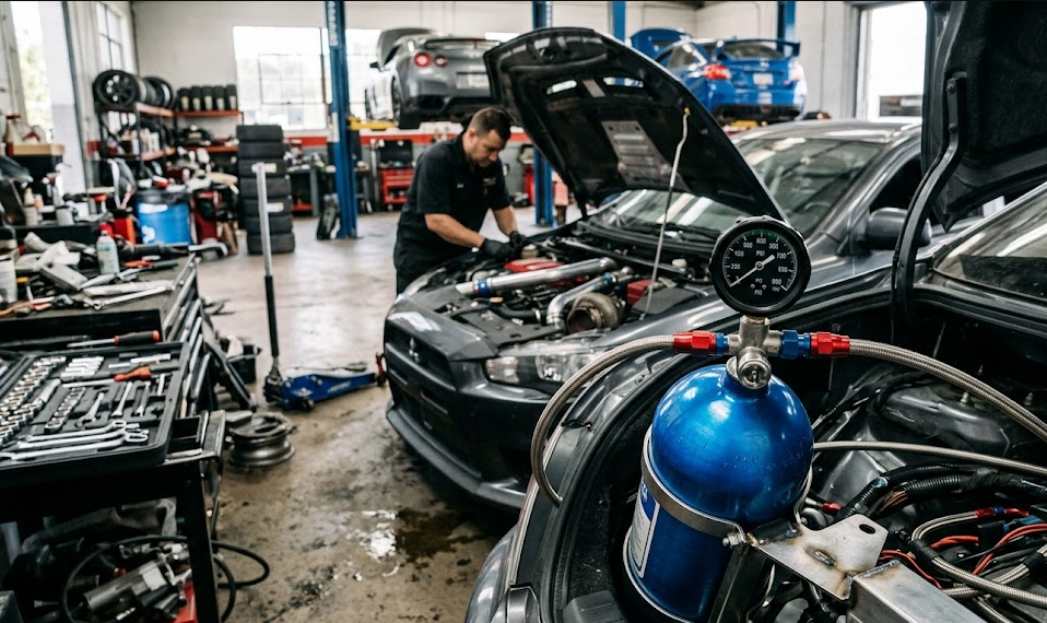 nitrous bottle pressure gauge for people