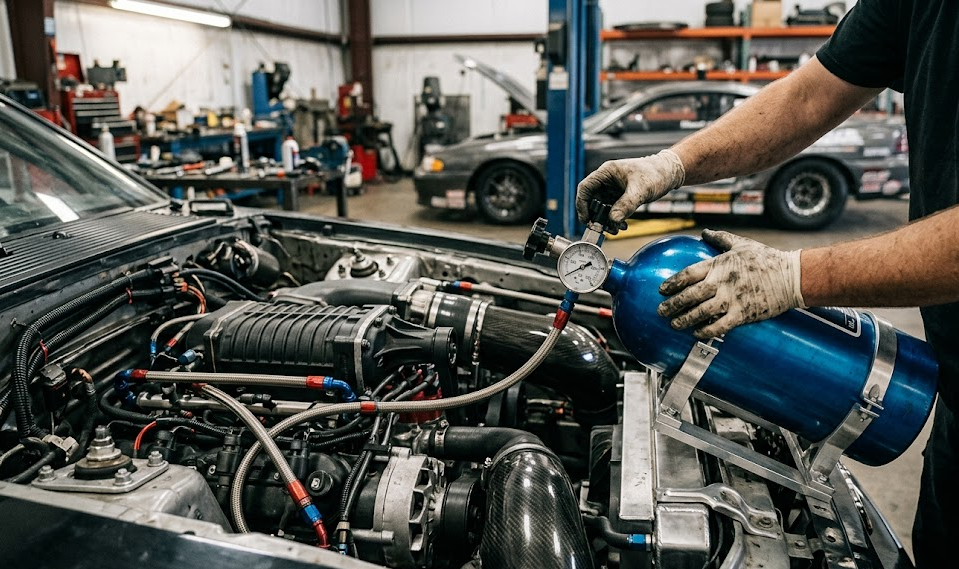 nitrous bottle pressure gauge for people