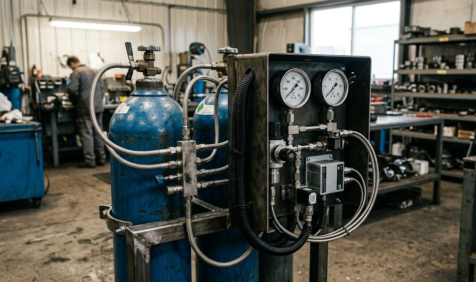 nitrous bottle pressure gauge for people