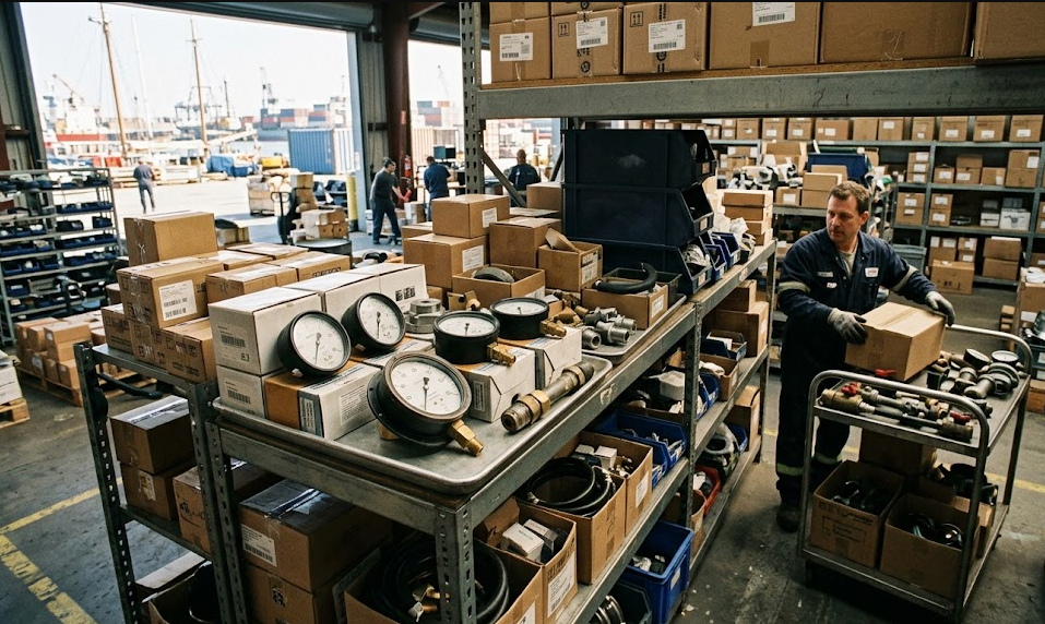 Marine fuel pressure gauge Applicable Crowd