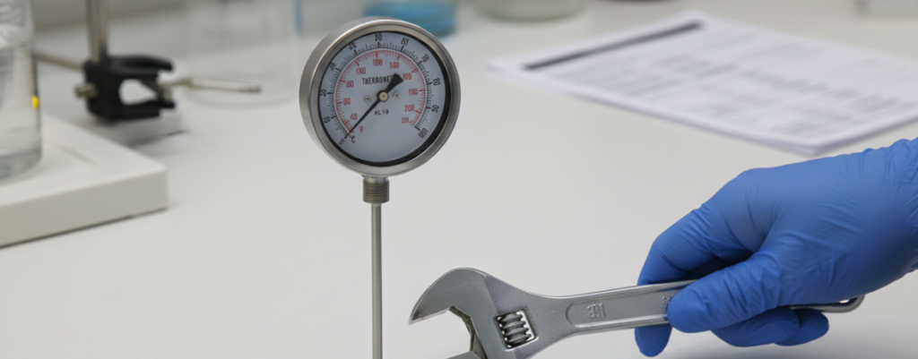 Adjust using a wrench.