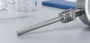 The Sensing Portion Of A Bi-Metallic Stem Therm...