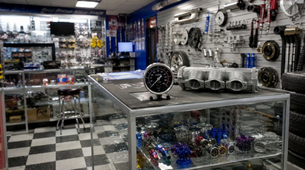 Carb fuel pressure gauge for people