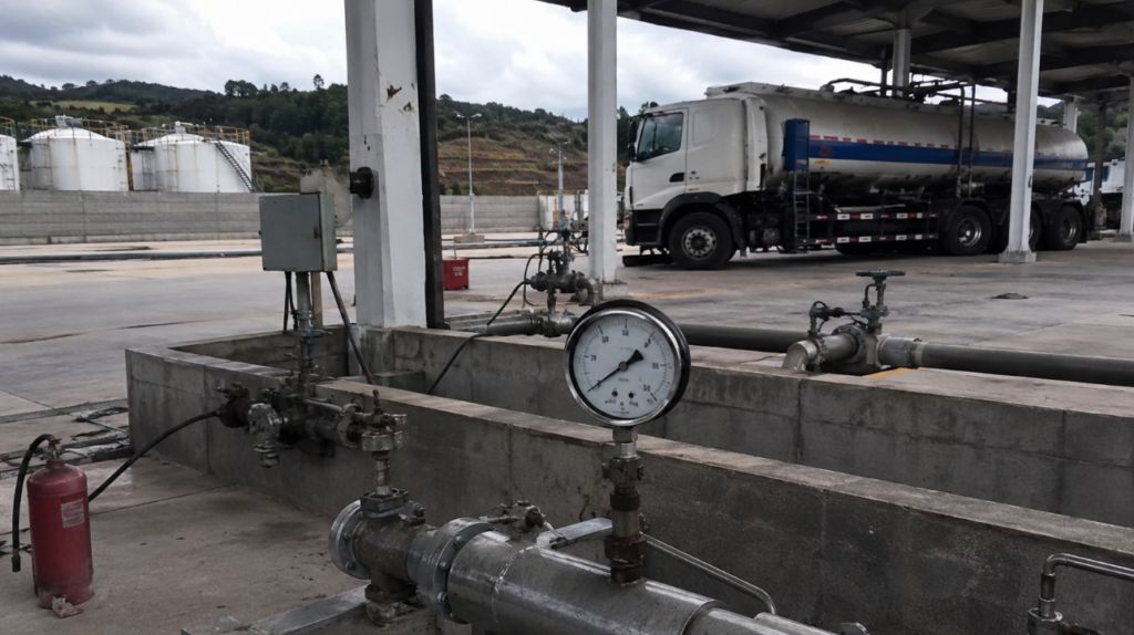 Diesel pressure gauge for people