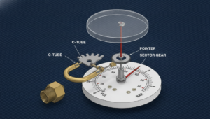 What Is A Bourdon Tube Pressure Gauge? How It W...