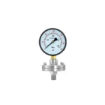 YN-100ML threaded diaphragm pressure gauge, 100 mm dial